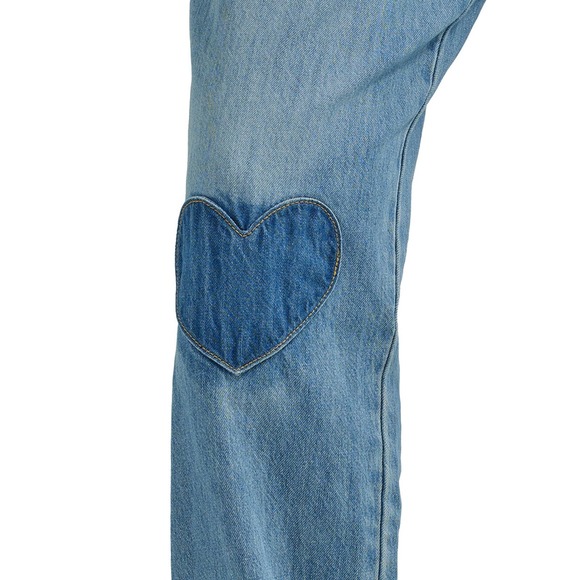 FP X Lee Current One Hd Jean Utility Jumpsuit Coverall Heart NWT Small $158 - Picture 3 of 4